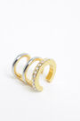 Triple ear cuff metal earring Triple ear cuff metal earring