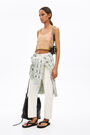 Ecru linen carrot trousers Ecru linen carrot trousers