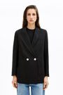 Black crossed blazer Black crossed blazer