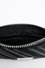 S black plaited coin purse S black plaited coin purse