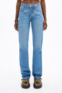 Blue straight jeans Blue straight jeans