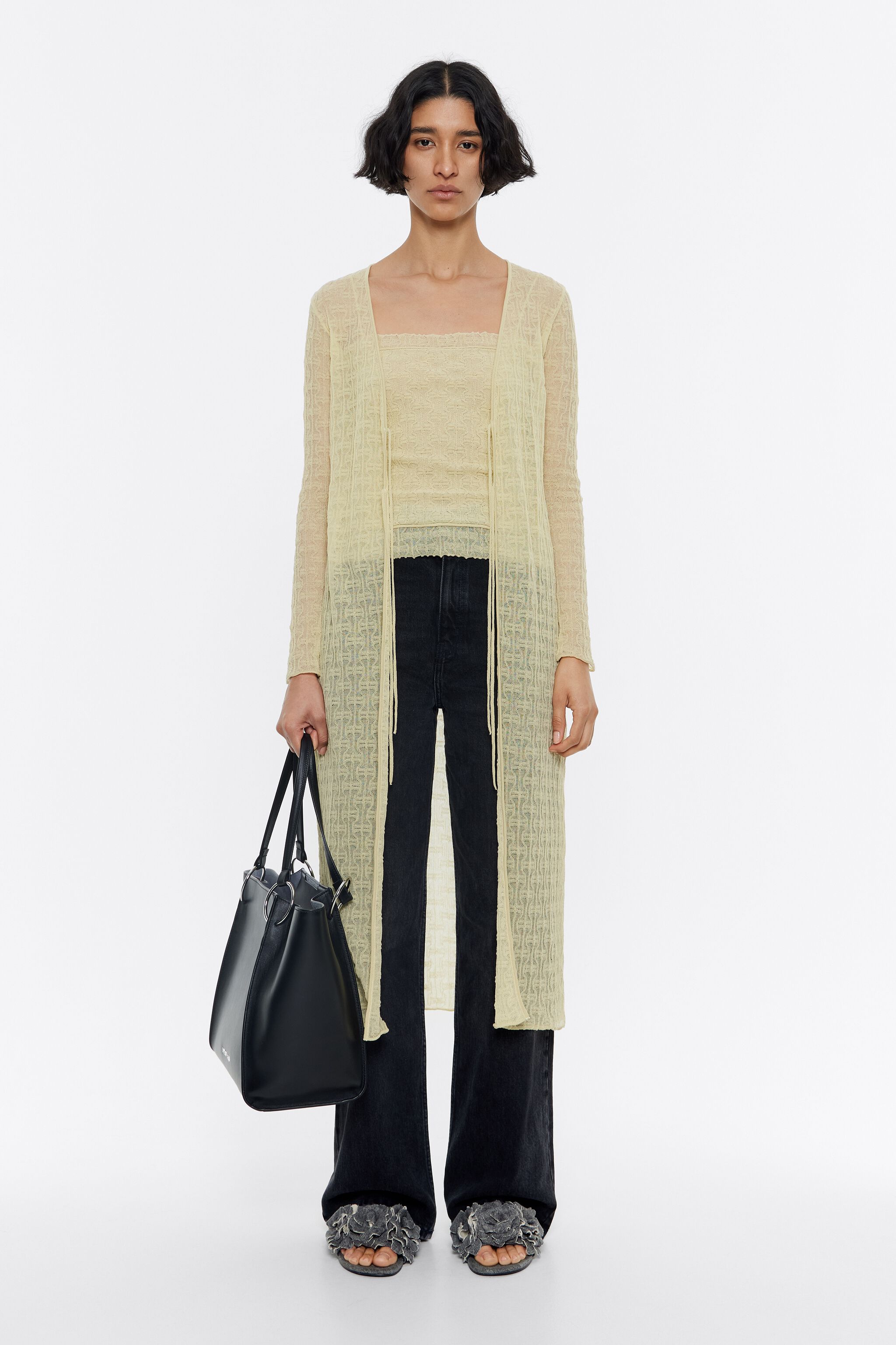 Maxi wool cheap cardigan