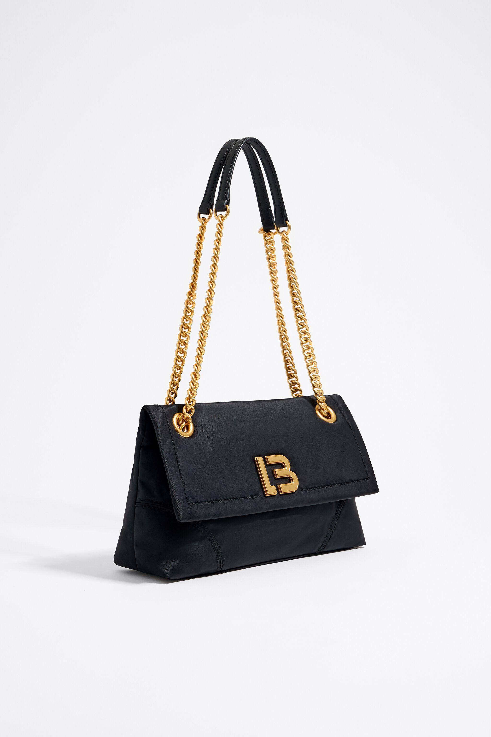 Small black flap bag