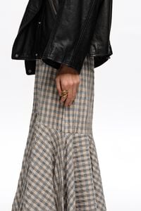 Gold pineapples and crystals spiral ring