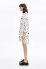 Paper-Lines print shirt dress Paper-Lines print shirt dress