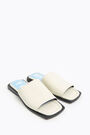 White leather flat sandal White leather flat sandal