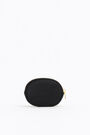 Black nylon oval coin purse Black nylon oval coin purse