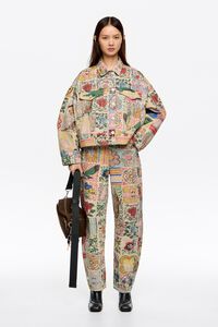 Patchwork Flowers denim jacket