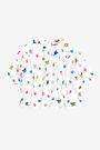 White Multicolor-Orchid top White Multicolor-Orchid top