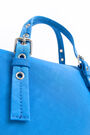 M blue nylon tote bag M blue nylon tote bag