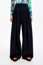 Navy blue palazzo trousers Navy blue palazzo trousers