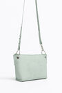 M green leather trapezium crossbody bag M green leather trapezium crossbody bag