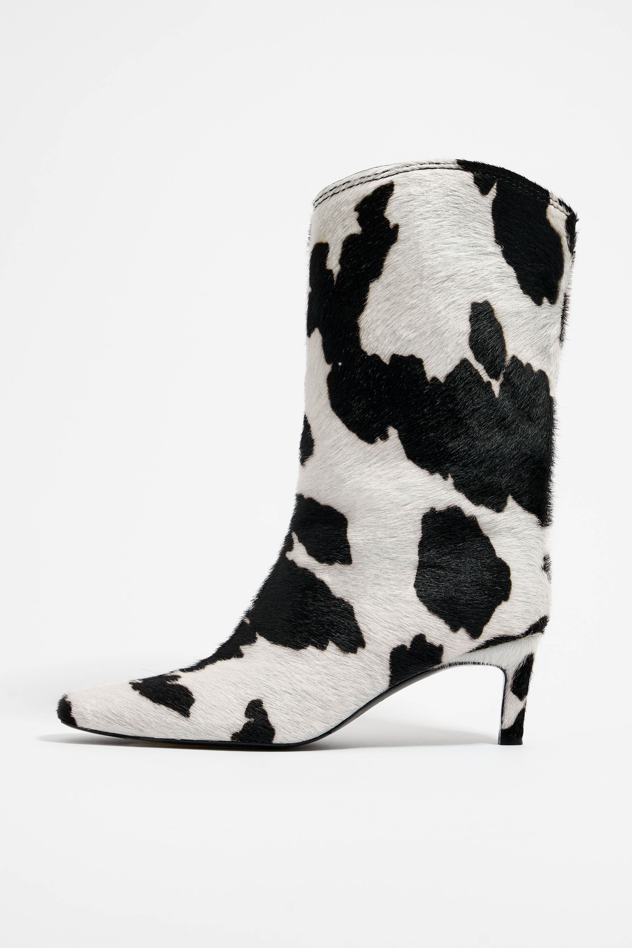 Dalmatian print boots hotsell