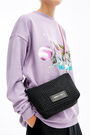 S black plaited crossbody bag S black plaited crossbody bag