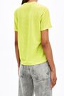 Lime ruched T-shirt Lime ruched T-shirt