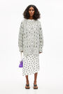 Long white Logo Dot dress Long white Logo Dot dress
