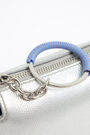 S silver leather rectangular crossbody bag S silver leather rectangular crossbody bag