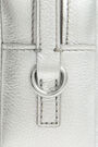 S silver leather crossbody bag S silver leather crossbody bag
