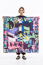 Pink London brutalism scarf Pink London brutalism scarf