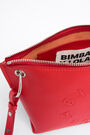 M red leather trapezium crossbody bag M red leather trapezium crossbody bag
