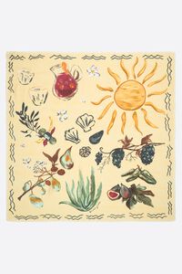 Beige still life shawl