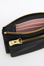 Black nylon double purse Black nylon double purse