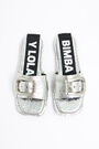 Flat silver sandal Flat silver sandal