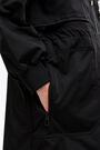 Black technical trench Black technical trench