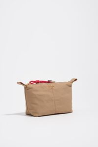 Camel nylon Trapecio make-up case