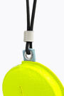 Neon yellow croc round coin purse Neon yellow croc round coin purse