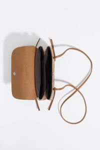 Honey leather Mini flap bag