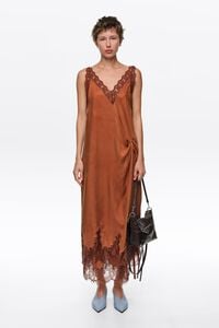 Toffee camisole dress with knot