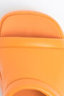 Orange leather platform sandal Orange leather platform sandal