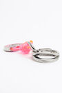 Fuchsia heart key ring Fuchsia heart key ring