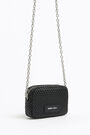 XS black plaited crossbody bag XS black plaited crossbody bag