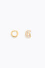 Mini hoop earrings with the letter G Mini hoop earrings with the letter G