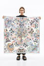 Light grey tree paisley scarf Light grey tree paisley scarf