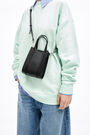 Black leather tote minibag Black leather tote minibag