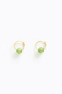 Small aquamarine hoop earrings Small aquamarine hoop earrings
