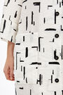 Paper-Lines print shirt dress Paper-Lines print shirt dress