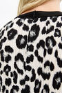 Pleated Animal print dress Pleated Animal print dress