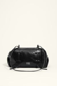 Black leather Lolita bag