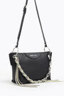 Black leather trapezium bag Black leather trapezium bag