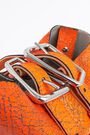 S neon orange leather bucket bag S neon orange leather bucket bag