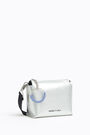 S silver leather rectangular crossbody bag S silver leather rectangular crossbody bag