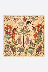 Vanilla jungle scarf