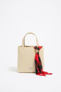 Red dogs scarf bag charm