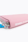 Pink leather asymmetrical book wallet Pink leather asymmetrical book wallet