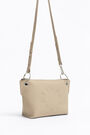 M sand leather trapezium crossbody bag M sand leather trapezium crossbody bag