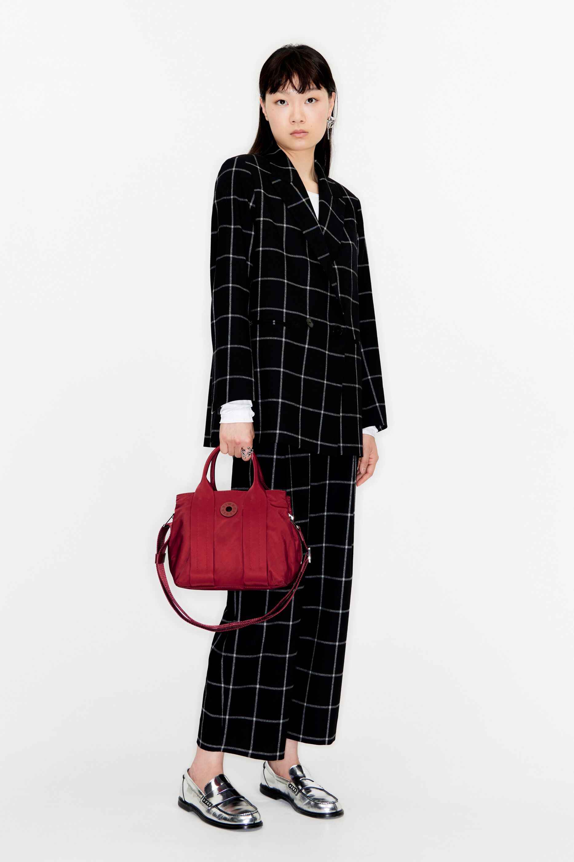 Red tote top